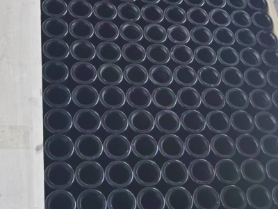 Display of raw materials for drill rod and coupling sleeves